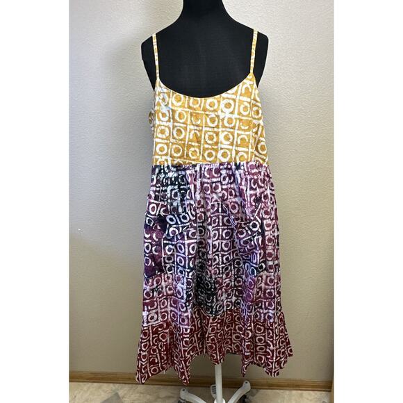 Busayo Dresses & Skirts - Busayo NWT Women's Large Tiered Dress Africa Prairie Cottage Core Boho Island